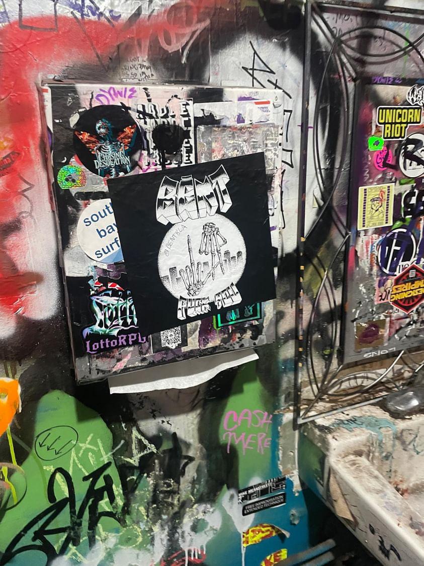 "Fuck You" BĒNT 8"x8" Cover Art  Poster Sticker