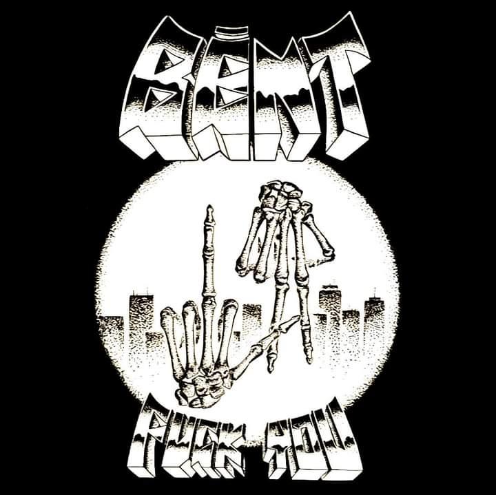 "Fuck You" BĒNT 8"x8" Cover Art  Poster Sticker