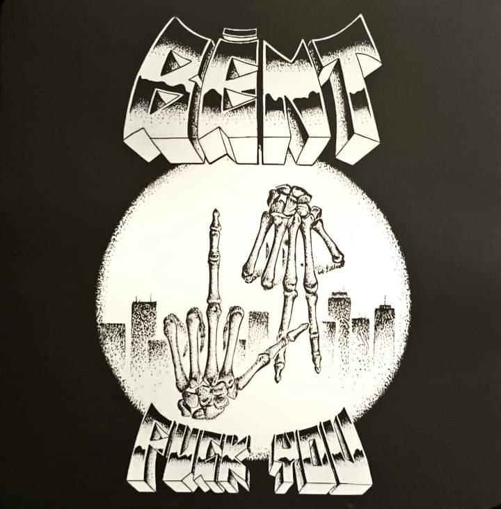 "Fuck You" BĒNT 8"x8" Cover Art  Poster Sticker