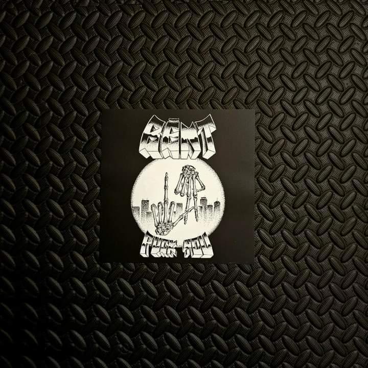 "Fuck You" BĒNT 8"x8" Cover Art  Poster Sticker